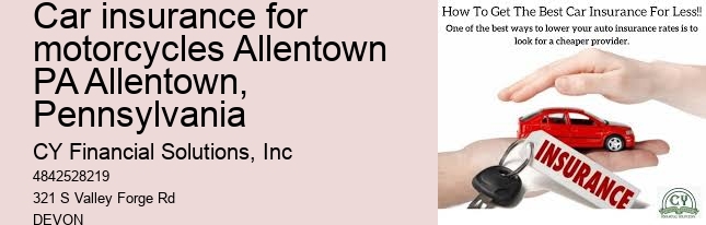 car insurance for motorcycles Allentown PA Allentown, Pennsylvania