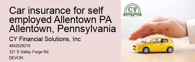 car insurance for self employed Allentown PA Allentown, Pennsylvania